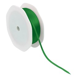 Satin Ribbon 3mm x 25m Green_3